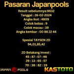 prediksi togel japan kastoto