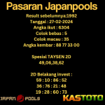 prediksi togel japan kastoto