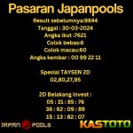 PREDIKSI TOGEL JAPAN KASTOTO