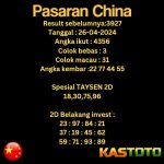 PREDIKSI TOGEL CHINA KASTOTO