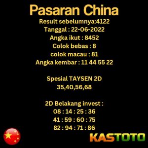 prediksi china hari ini tgl 22-06-2024