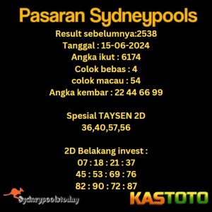 prediksi sydney hari ini tgl 15-06-2024