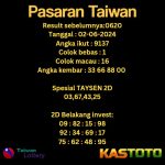 prediksi taiwan hari ini tgl 02-06-2024