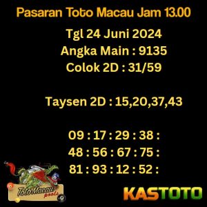 prediksi toto macau jam 13.00