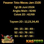 prediksi toto macau jam 23.00