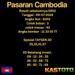 prediksi cambodia hari ini tgl 09-07-2024