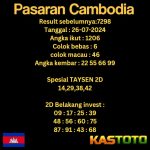 prediksi cambodia hari ini tgl 26-07-2024