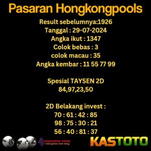 prediksi hongkong hari ini tanggal 29-07-2024