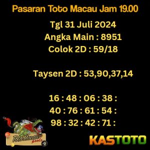 prediksi toto macau jam 19.00