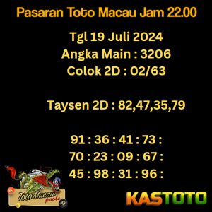 prediksi toto macau jam 22.00