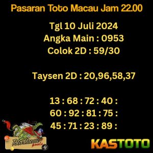 prediksi toto macau jam 22.00