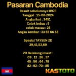 prediksi cambodia hari ini tgl 15-08-2024