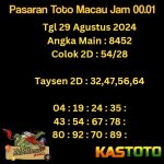 prediksi toto macau jam 00.01