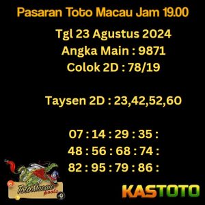 prediksi toto macau jam 19.00