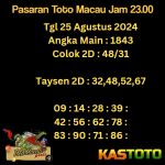 prediksi toto macau jam 23.00