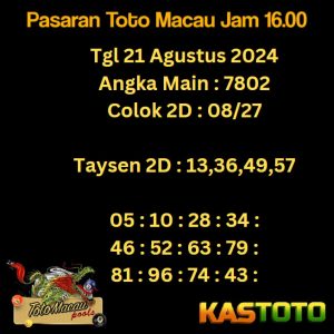 prediksit toto macau jam 16.00