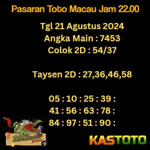 prediksit toto macau jam 22.00