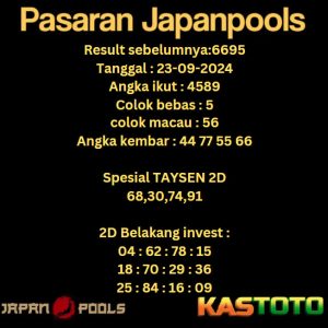 prediksi japan hari ini tgl 23-09-2024