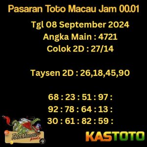 prediksi toto macau jam 00.01