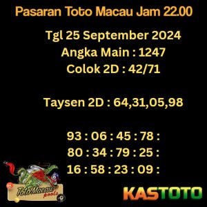 prediksi toto macau jam 22.00