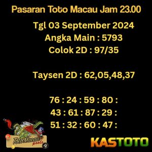 prediksi toto macau jam 23.00