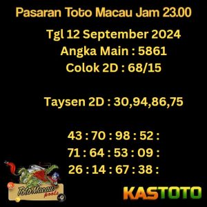 prediksi toto macau jam 23.00