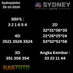 PREDIKSI TOGEL SYDNEY KASTOTO 24 OKTOBER 2024