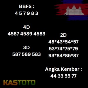 Prediksi Cambodia Hari ini tgl 07-10-2024