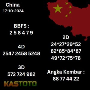 Prediksi China Hari ini tgl 17-10-2024