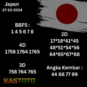 prediksi Japan hari ini tgl 27-10-2024