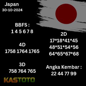 prediksi Japan hari ini tgl 30 -10-2024