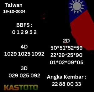 prediksi Taiwan hari ini tgl 19-10-2024