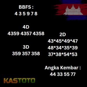 prediksi cambodia hari ini tgl 09-10-2024