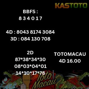 prediksi toto macau jam 16.00